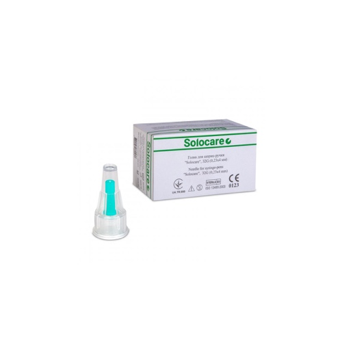 Голка для шприц-ручки «Solocare», 31G (0,25x5 мм)   10/5000